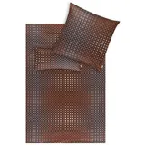 Estella Mako-Satin Bettwäsche Adamo (3teilig), Nougat, 135x200 cm