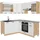 Vicco Winkelküche Fame-Line L-Form 190 cm weiß