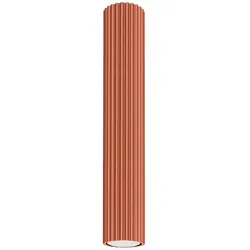 Deckenlampe Deckenleuchte Metall Ocker 1-Flammig Wohnzimmerlampe H 40 cm