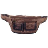 GREENLAND Nature Mascu & Line Belt Bag Brown