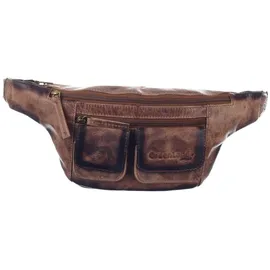 GREENLAND Nature Mascu & Line Belt Bag Brown