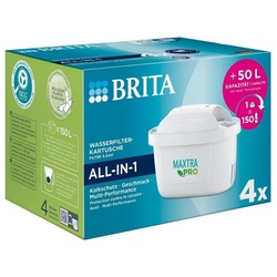 BRITA Wasserfilter Brita Wasserfilter-Kartusche 4er Maxtra Pro ALL-IN-1 - Filterwasser (1