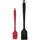SDKZBFC 2 Stück Silikon Backpinsel, Küche Pastry Brush, Backen Silikonpinsel, Basting Gebäckbürste, BBQ Pinsel für Grillen, Gebäck, Rühren, Backen, Kochen