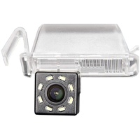 HD Rückfahrkamera fahrzeugspezifisch in Kennzeichenbeleuchtung integriert Nummernschildbeleuchtung Nummernschildbeleuchtung Rückfahrkamera für Fiat 500 500C 2009-2015