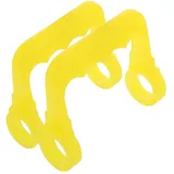 SOLUSTRE 2 Stück Anhängerstützen Wagenhebergriff 2 Tonnen Gelb Ergonomisch Langlebig Ersatz Hebewerkzeug Hebevorrichtung Für Hydraulische Rangierwagenheber