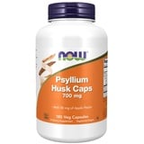 Now Foods, Psyllium Husk, Flohsamenschalen, 700mg, mit Apfelpektin, Ballaststoffe, 180 vegane Kapseln, Laborgeprüft, Glutenfrei, Sojafrei, Vegetarisch, Ohne Gentechnik