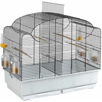 Ferplast CANTO Käfig Kanarienvögel praktische Trennwand schafft 2 separate Räume