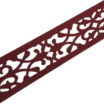 zaun|zu® Sichtschutzstreifen 19 x 255 cm Bordeauxrot Polypropylen 2 St.