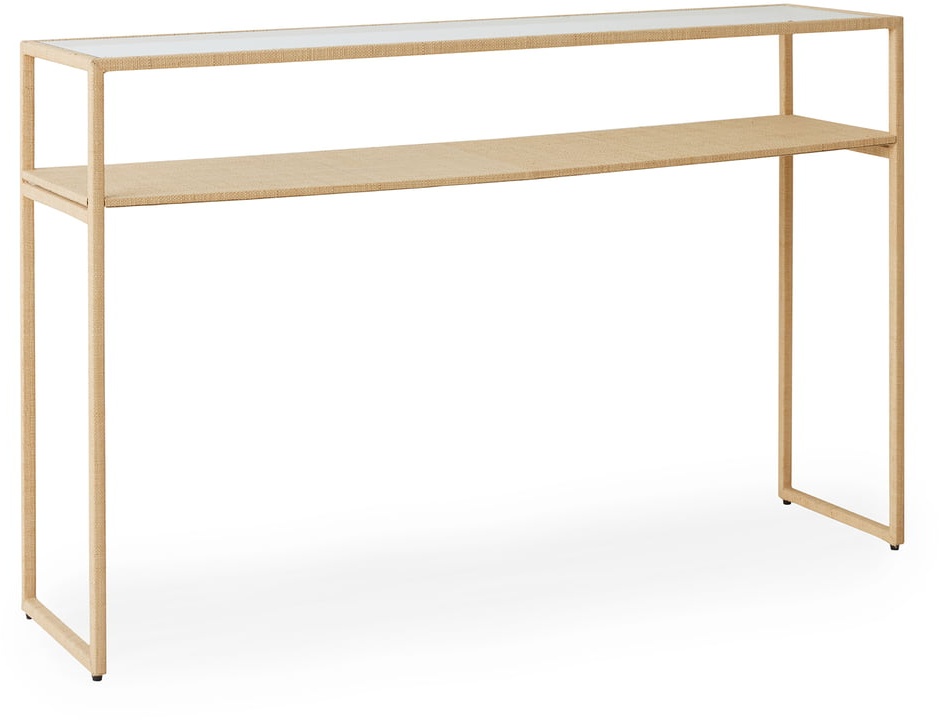 HKliving - Raffia Display Console, Raffiabast