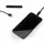 Emuca Ladegerät USB A+C Linky (81x12mm) (2 Ports), USB Ladegerät, Schwarz