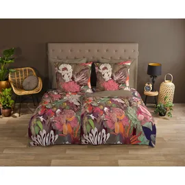 Muller Textil Marcus Blumen Mehrfarbig 135 x 200 cm + 2 x 80 x 80 cm