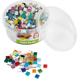 Rayher Mosaiksteine mehrfarbig aus soft Glas
