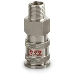 Kupplung Edelstahl 316 JWL Serie 540, DN 7,8, AG 1/4" BSP (Lebensmittel)