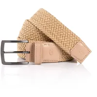 Tom Tailor Gürtel, mit Dornschließe Modell 'JAMIE', beige, 90