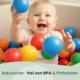 LittleTom 5000 Bunte Kunststoffbälle Kinder Baby Spielbälle