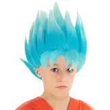 Chaks - Goku Super Saiyajin Gott Perücke Kinder, offizielles Dragon Ball Anime Kostüm Accessoire für Karneval & Halloween