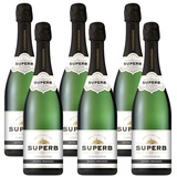 Superb Sekt Extra Trocken aus traditoneller Flaschengärung (6 x 0.75 l)