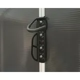 CANOPIA Fahrradhalterung für Gerätehaus Yukon 3er Set 26 x 11 cm Schwarz