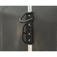 CANOPIA Fahrradhalterung für Gerätehaus Yukon 3er Set 26 x 11 cm Schwarz