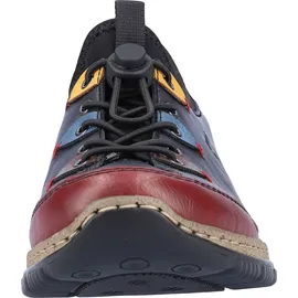 Rieker Damen N3271 Sneaker, Wine/Navy/Brandy/Azzuro/senf/schwarz 35, 37