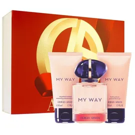 Giorgio Armani My Way Eau de Parfum 50 ml + Body Lotion 50 ml + Shower Gel 50 ml Geschenkset