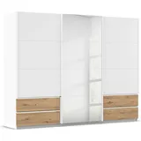 Rauch Schwebetürenschrank ELARA 271 x 210 x 62 cm Weiß