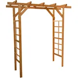 Promadino Pergola Anke BxTxH: 200x60x210 cm braun