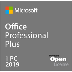 Microsoft Office 2019 Professional Plus Open License, Terminalserver geeignet, Volumenlizenz