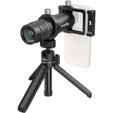 SmallRig 4737 8x Telephoto Lens for Mobile Phone (T mount), Video Zubehör, Schwarz