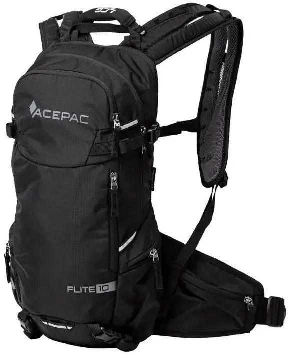 Kleiner Sportrucksack Acepac Flite 10 MKIII  schwarz
