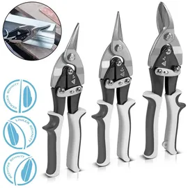 STAHLWERK Blechschere 3er Set
