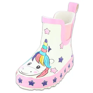Beck Mädchen Little Unicorn Gummistiefel, Mehrfarbig, 26 EU