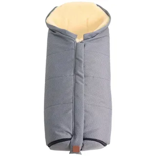 Kaiser 6721212 X-Large Lammfell Kinderwagen Fußsack anthracite waffle
