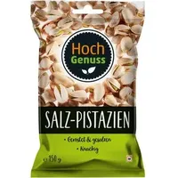 Hochgenuss Pistazien geröstet und gesalzen, ungeschält, 150g