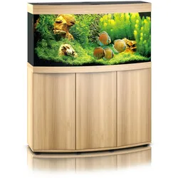 JUWEL Vision 260 LED Aquarium mit Unterschrank helles Holz