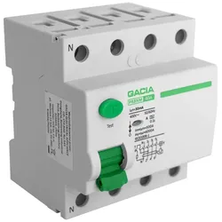 Fi-Schalter 40A 30mA 4p 6kA Typ A FI-Schutzschalter GACIA 7566