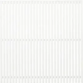 Plus Sichtschutzzaun 180 x 180 cm Weiß/Holz
