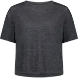 Mons Royale Damen Zephyr Merino Tencel Boxy T-Shirt (Größe M, grau)