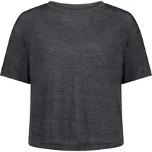 Mons Royale Damen Zephyr Merino Tencel Boxy T-Shirt (Größe M, grau)