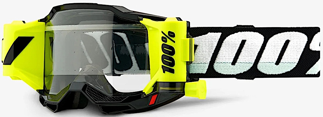 100% Armega Forecast Motorcross bril, zwart-wit