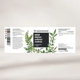 Natural Elements MSM Kapseln 180 St.