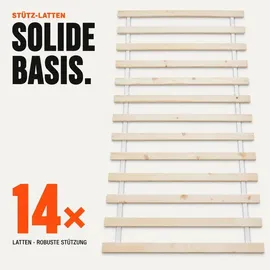 wolkenland Lattenrost PREMIUM Rollrost 14 Latten 140 x 200 cm