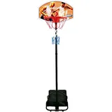 Best Sporting Basketballständer höhenverstellbar Schwarz/Orange 165 - 205 cm