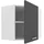 VCM Eckschrank Küchenschrank Esilo 57 x 60 x 57 cm Grau