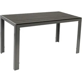 FRG Gartentisch 125 x 70 x 75 cm grau