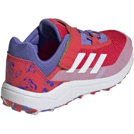 adidas Terrex Agravic Flow X Disney Trail Running Shoe Sneaker, Pure Ruby/Dash Grey/Yellow, 24 EU