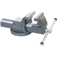 KANCA Parallelschraubstock Stahl 100 mm blau