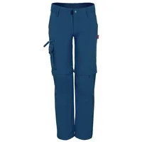 TROLLKIDS Zipp-Off-Trekkinghose Slim Fit in mystic blue | Gr.: