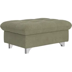 Hocker COTTA "Gemini", grün, Struktur weich, Hocker