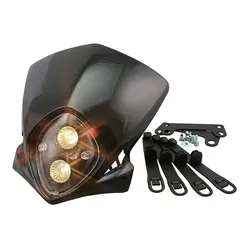 Lichtmaske Racing Type universal schwarz